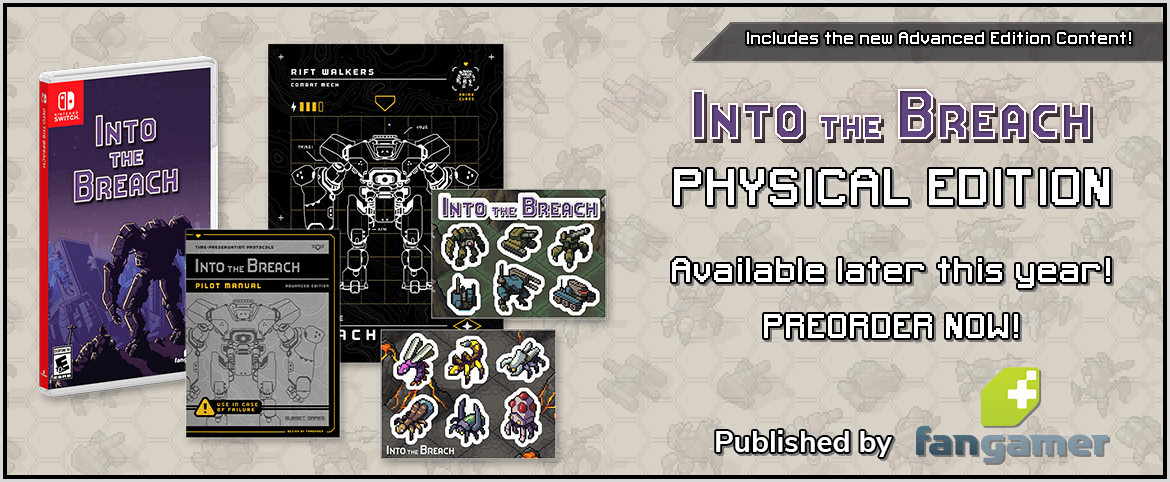 Into the Breach Physical Release